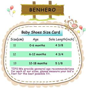 img 1 attached to 👶 Мягкие детские сапожки BENHERO с антискользящей подошвой - теплые зимние снежные сапожки для младенцев мальчиков и девочек - туфли для новорожденных