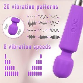 img 3 attached to Rechargeable Massager Rechargeable Speeds Ladies Men Travel Bag Ideal