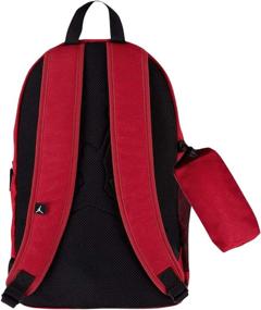 img 3 attached to Explore in Style with Jordan Unisex Large 🔴 Pack Bag 2 pc Set Backpack - Vibrant Red