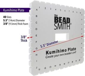 img 1 attached to Beadsmith Kumihimo Square English Instructions