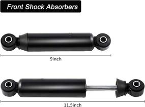 img 3 attached to 🚗 Roykaw Club Car DS Front and Rear Shock Absorbers for Club Car DS Gasoline & Electric (G&E) Models, Years 1988-up, Precedent Models 2004-up, Electric Models 1988-2008, Gas Models 1997-2008