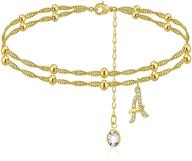rinhoo initial bracelets crystal alphabet girls' jewelry logo