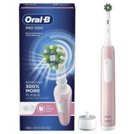 🪥 enhance your dental care with oral-b pro 1000 crossaction electric toothbrush in pink logo