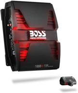 усилитель boss audio pt1000 для автомобиля - 1000 вт, 2 канала, полный диапазон, класс a/b, стабильный на 2-8 ом, источник питания mosfet, можно объединять в мост. логотип