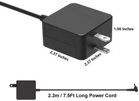 img 3 attached to 🔌 Lenovo 100S Chromebook-11IBY AC Wall Charger - 20V 2.25A 45W, 7.5Ft Compact Laptop Power Supply Adapter Cord (Only Compatible with Chrombook 11IBY) - Travel Edition