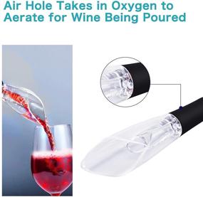 img 2 attached to 🍷 Coosion Wine Pourer - Wine Aerator Pourer for Enhanced Wine Aeration and Serving Experience - Premium Wine Air Aerator - Essential Wine Accessory and Ideal Gift for Wine Lovers