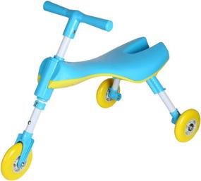 img 2 attached to 🛵 Medog Fly Bike Walker Ride On Scooter Bug: Non-Scratch Wheels, No Setup/Assembly Required - Blue, CPC & CPSIA Compliant