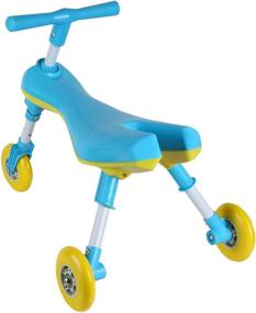 img 1 attached to 🛵 Medog Fly Bike Walker Ride On Scooter Bug: Non-Scratch Wheels, No Setup/Assembly Required - Blue, CPC & CPSIA Compliant