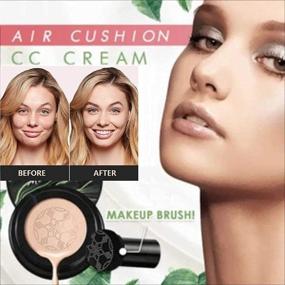 img 3 attached to 🍄 Mushroom Head Air Cushion CC Cream: Long-Lasting Blemish Coverage & Even Skin Tone for all Skin Types