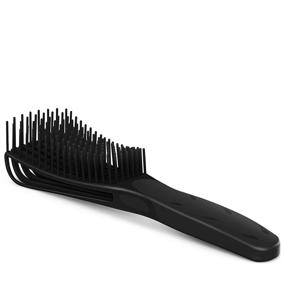 img 2 attached to Tressfully Yours FlexiGlide Hair Brush - Wet Brush Detangling Brush for Black Natural Hair, Afro, Texlaxed, Relaxed - Hair Detangler Brush - Detangle Brush - Curly Hair Products (Black Onyx)