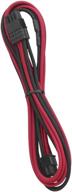 cablemod e-series pro modflex sleeved 8-pin pci-e cable for evga g5 / g3 / g2 / p2 / t2 (black red logo