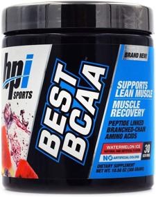 img 3 attached to «🍉 Улучшите свои тренировки с BPI Sports Best BCAA Peptide Linked Branched Chain Amino Energy Powder - аромат арбуза, упаковка из 2 штук, 30 порций в контейнере, 10.58 унций»