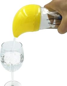 img 1 attached to 🐦 Chirpy Jug Glass Water Carafe - 34oz (1L) - Tweeting Bottle