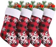 vibilia christmas stockings snowflake decorations logo
