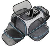 🐱 bertasche cat carrier: expandable & foldable airline approved pet carrier for small dogs & cats, ideal for travel logo