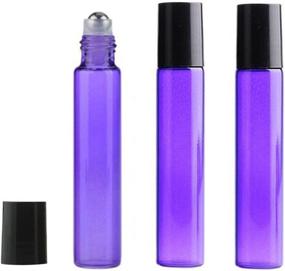 img 1 attached to HugeStore Refillable Essential Bottles Rollerball