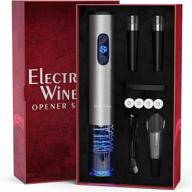 🍷 uncle viner g105 cordless electric wine opener set with charger and batteries - perfect anniversary or birthday gift idea kit for wine lovers логотип