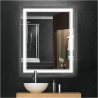 🪞 keonjinn 36 x 28 inch led mirror: wall-mounted anti-fog vanity mirror with dimmable lights - perfect for makeup & bathroom decor (horizontal/vertical) logo