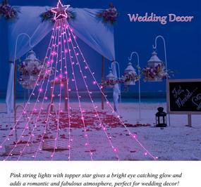 img 1 attached to LED Outdoor Christmas Star String Lights Seasonal Decor