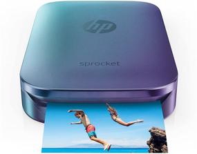 img 4 attached to HP Спрокет Портативный фотопринтер для более качественной печати камеры и фотографий.