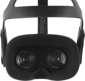 img 1 attached to MASiKEN Oculus Quest VR Silicone Cover Mask & Face Cushion Upgrade – Breathable, Sweatproof, and Refreshingly Comfortable Face Padding