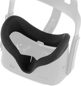 img 3 attached to MASiKEN Oculus Quest VR Silicone Cover Mask & Face Cushion Upgrade – Breathable, Sweatproof, and Refreshingly Comfortable Face Padding