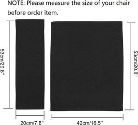 img 2 attached to Enhance Your Directors Chair with Counting Mars 2 Set Replacement Cover Canvas - 20cm X 52cm + 52cm X 42cm