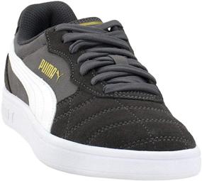 img 3 attached to PUMA Mens Astro Sneaker Black White Teamgold Men's Shoes in Fashion Sneakers