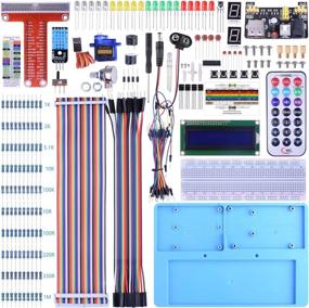 img 4 attached to 🔧 BONROB Raspberry Pi 4 Model B, 3B+ Starter Learning Kit with GPIO Expansion Board, LCD RGB, Breadboard, and Infrared Remote Control - Compatible with Raspberry Pi 4B, 3B+, 3B, 2B, Zero