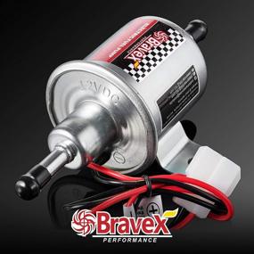 img 3 attached to 🔋 Enhanced Fuel Efficiency Bravex Universal 12V Low Pressure Gas Diesel Inline Electric Fuel Pump HEP-02A (2.5-4 PSI)