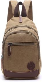 img 4 attached to 🎒 Versatile Lightweight Canvas Backpack Women Rucksack for Kids: A Must-Have!