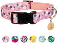 🐶 canple adjustable dog collar: stylish patterns for puppies & dogs of all sizes logo