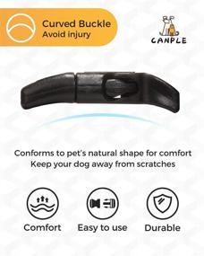 img 1 attached to 🐶 Canple Adjustable Dog Collar: Stylish Patterns for Puppies & Dogs of All Sizes