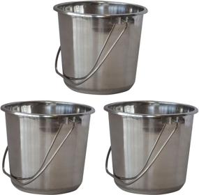 img 1 attached to SSB132SET Small Stainless Steel Bucket