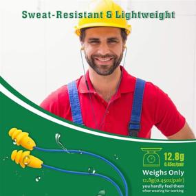 img 1 attached to 🔊 OSHA Approved Work Earbuds Headphones - Mipeace Safety Industrial Ear Plugs with Mic and Volume Control for Construction Workers