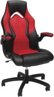 🔴 upgrade your gaming setup with the red ofm ess collection high-back racing style bonded leather gaming chair (model ess-3086-red) логотип