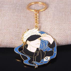 img 2 attached to 🔑 Jujutsu Kaisen Gojo Satoru Keychain: Embrace the Power of Sorcery!