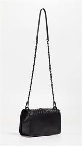 img 1 attached to Rebecca Minkoff Womens Chevron Quilted Women's Handbags & Wallets in Crossbody Bags