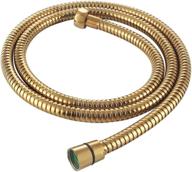 🚿 aplusee 59-inch flexible stainless steel shower hose with swivel brass adapter – gold | perfect replacement for shower heads/bidet handheld sprayers логотип