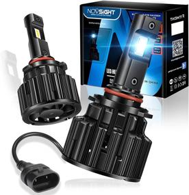 img 4 attached to ➡️ Enhanced Visibility 9006/HB4 LED Headlight Bulbs by Novsight - 24000 Lumens 700% Brighter Low Beam for Safer Driving, 6500K Cool White Conversion Kits