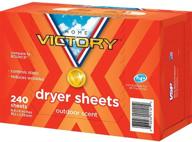 🏡 home victory dryer sheets: outdoor scented fabric softener sheets for laundry - reduces wrinkles, controls static, softens fabric - 240 count logo