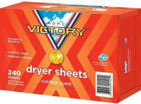 img 4 attached to 🏡 Home Victory Dryer Sheets: Outdoor Scented Fabric Softener Sheets for Laundry - Reduces Wrinkles, Controls Static, Softens Fabric - 240 Count