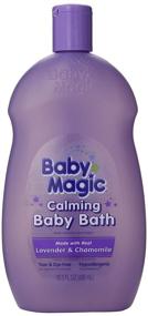 img 3 attached to 🛁 Relaxing Baby Bath Experience: Baby Magic Calming Baby Bath with Lavender & Chamomile - 16.5 OZ