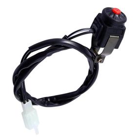 img 2 attached to 🏍️ PerfecTech 22mm Motorcycle Handlebar Switch - Universal Motorbike Kill Stop Switch with Horn Button