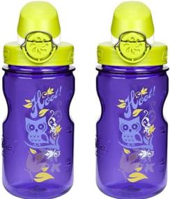 img 1 attached to 🍼 Nalgene OTF Kids -12 oz Bottle Set of 2, Compact 3" Dia x 7.5" H