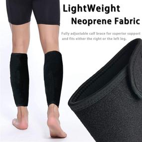 img 2 attached to 🏃 HOPEFORTH Adjustable Shin Splint Compression Calf Wrap - 2 Pack Calf Support Brace