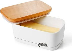 img 4 attached to 🧈 Sweese 303 160 Airtight Butter Dish: The Perfect Solution for Keeping Butter Fresh and Tasty