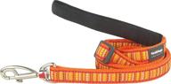 🔴 vibrant red dingo lotzadotz orange large dog lead - premium quality logo