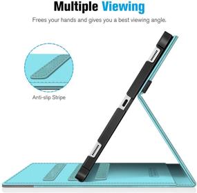 img 1 attached to Fintie Case for Samsung Galaxy Tab S7 11'' 2020 with S Pen Holder - Turquoise: Multi-Angle Viewing Stand and Pocket Auto Sleep/Wake Feature