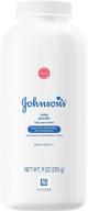 👶 johnson's baby powder: hypoallergenic, paraben-free, phthalate-free, dye-free, delicate skin care - 9 oz (pack of 4) logo